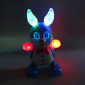 Electric Dancing Rabbit Toy with Music, Lighting, and Flashing Effects Educational Electronic Walking Robot for Kids - Al-Raheem Imports