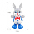Electric Dancing Rabbit Toy with Music, Lighting, and Flashing Effects Educational Electronic Walking Robot for Kids - Al-Raheem Imports