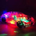 Electric Universal Gear Mechanical Concept Colorful Light Music Transparent Toy Car - Al-Raheem Imports