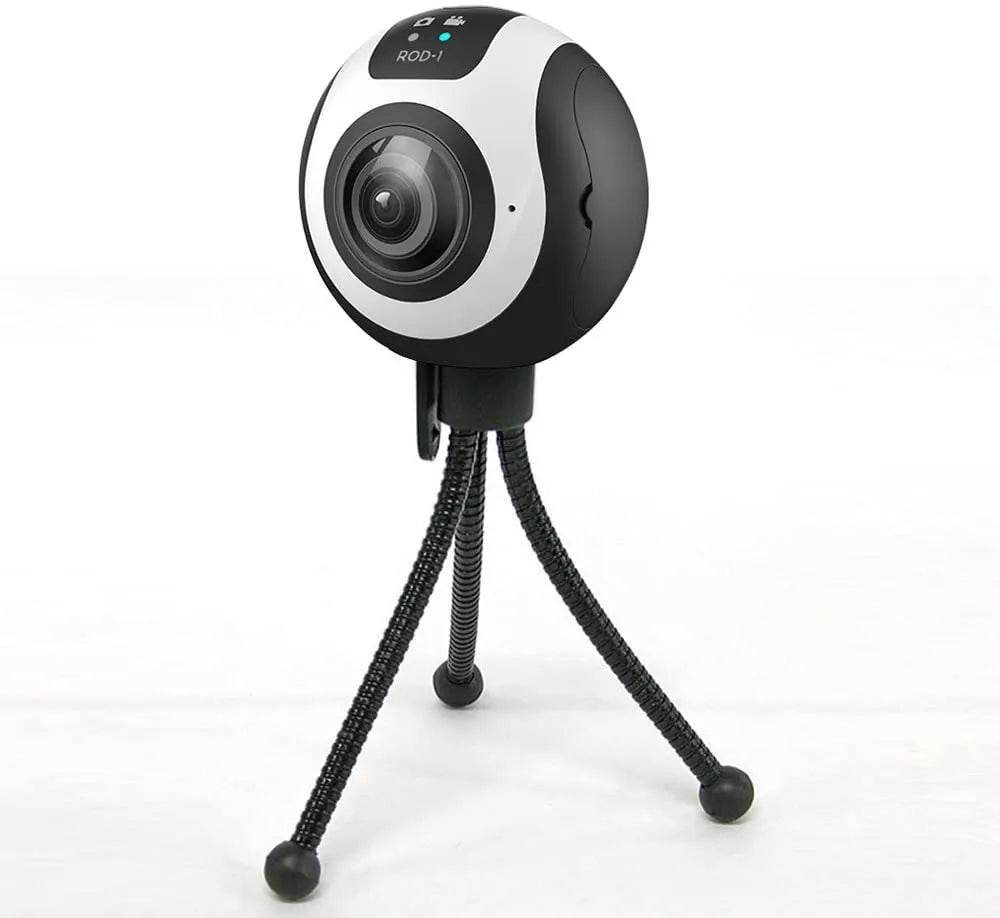 ROD-1 Spherical Dual Lens HD 360 Degree Camera with 3040*1520 Resolution and Live Streaming Support - Al-Raheem Imports