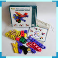 Nuts Bolts 100 Variations Aircraft Assemble Educational Kids Toy with 55 Pieces for DIY Construction - Al-Raheem Imports