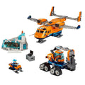 Lepin 02112 City Series Arctic Supply Plane Building Blocks Set with 791 Pieces and 4 Minifigures - Al-Raheem Imports