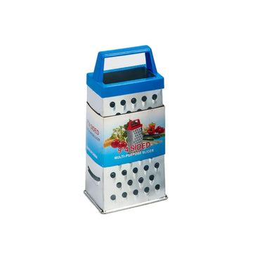 4 Sided 9 Inch Multi Purpose Stainless Steel Box Grater for Cheese Vegetables Fruits