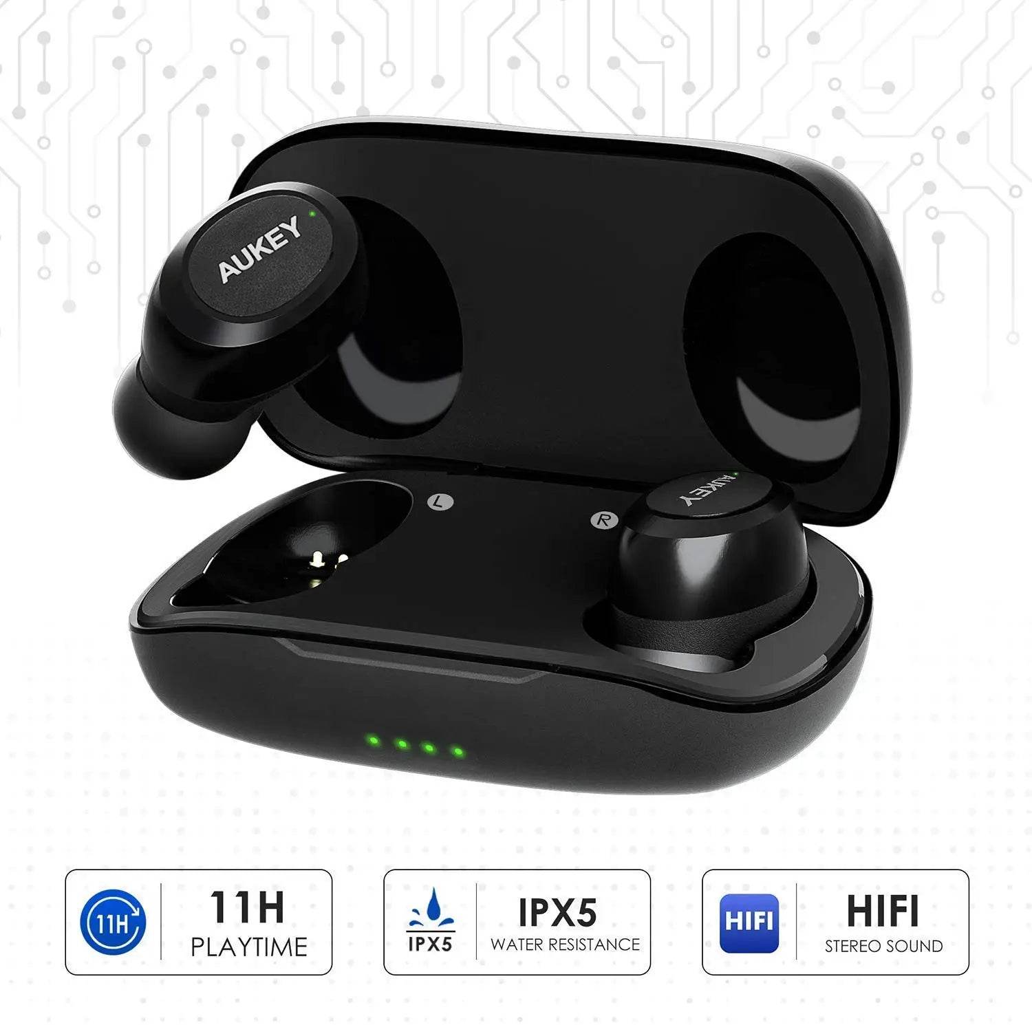 EP-T16S TWS Airdots Bluetooth True Wireless Earbuds with Touch Control and Rechargeable Case - Al-Raheem Imports