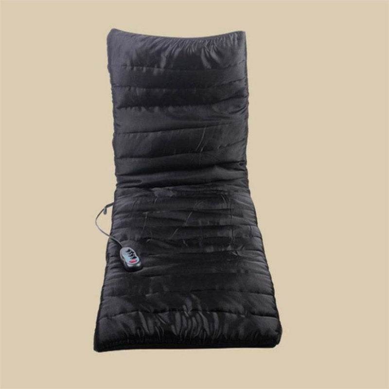 Full Body Tourmaline Massage Mattress 9 Heads Heating Vibrating Therapy 168cm - Al-Raheem Imports