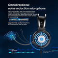 Gaming 7.1 Surround Stereo Headset Colorful Light Headphones Mic USB 3.5mm - Al-Raheem Imports