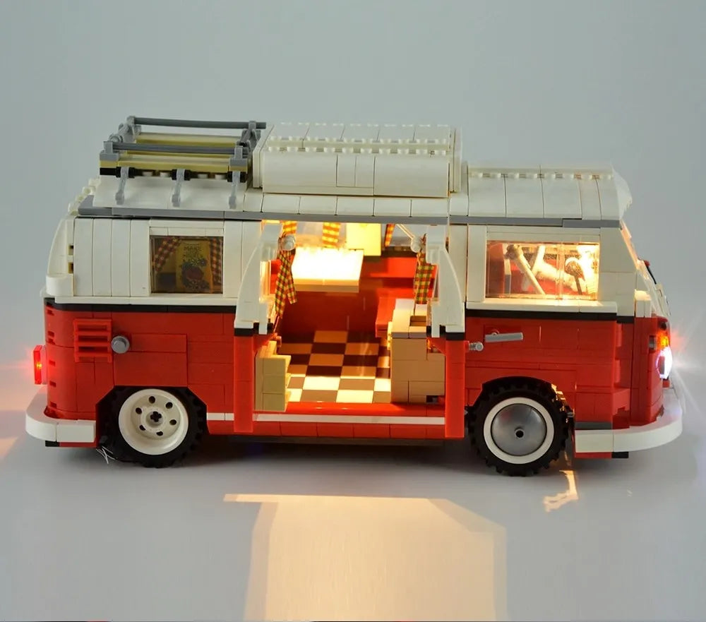 T1 102220 LED Light Kit for LEGO Volkswagen T1 Camper Van Building Blocks