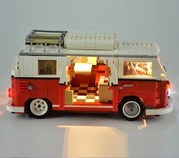 T1 102220 LED Light Kit for LEGO Volkswagen T1 Camper Van Building Blocks