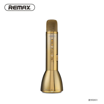 Remax PC K03 Wireless Karaoke Microphone Bluetooth Speaker with 1800mAh Battery