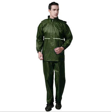 Outdoor Waterproof Motorcycle Raincoat with Pants for Men Free Size