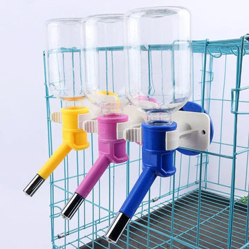 150ml Chew Proof Anti Leak Pet Water Bottle Dispenser Stainless Steel Nozzle for Small Pets Rabbits Guinea Pigs Hamsters