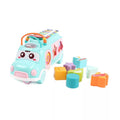 Happy Bus Shape Xylophone Multi Color Musical Toy for Kids 3+ Educational - Al-Raheem Imports