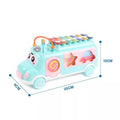 Happy Bus Shape Xylophone Multi Color Musical Toy for Kids 3+ Educational - Al-Raheem Imports