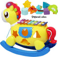Happy Pony Musical Xylophone Toy with Lights & Geometric Shapes for Kids 3+ - Al-Raheem Imports