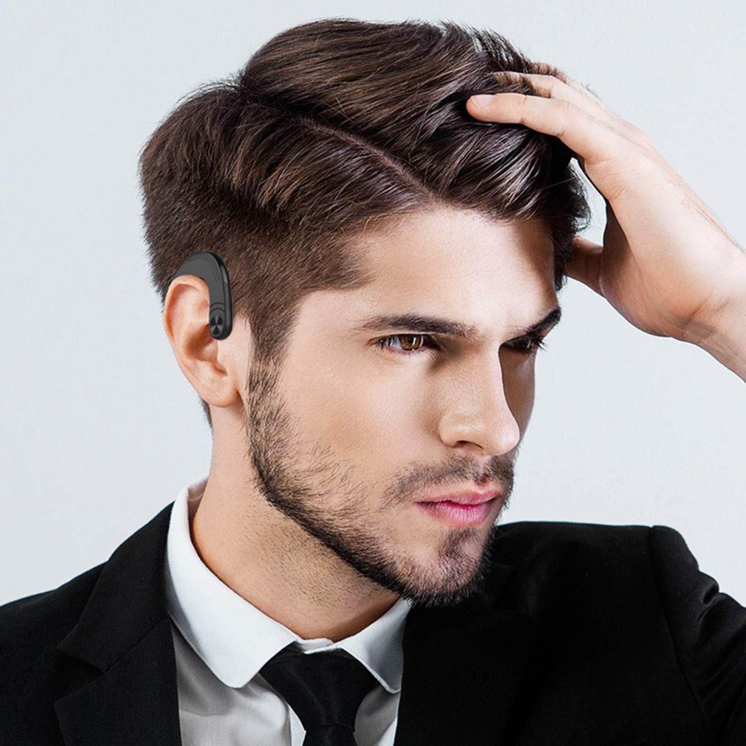 Cordless Wireless Bluetooth Earphones Sports Headset Bone Conduction HBQ-Q25 - Al-Raheem Imports