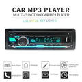 HEVXM Multifunction Car MP3 Radio Player With Color Lights MP3 Player FM Radio USB AUX Hands Free Calling - Al-Raheem Imports