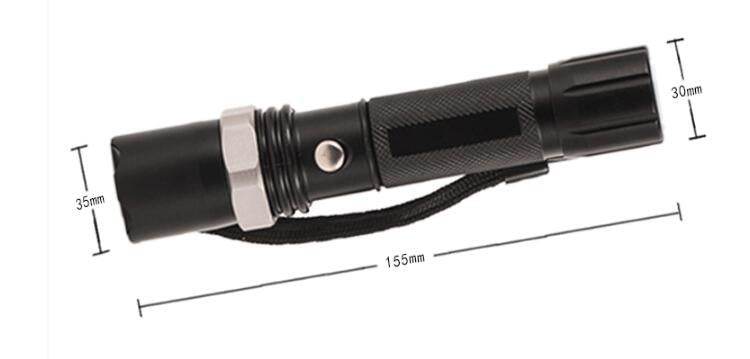 High Quality LED Flashlight 350+ Lumen Rechargeable Car Charging Aluminum Alloy - Al-Raheem Imports