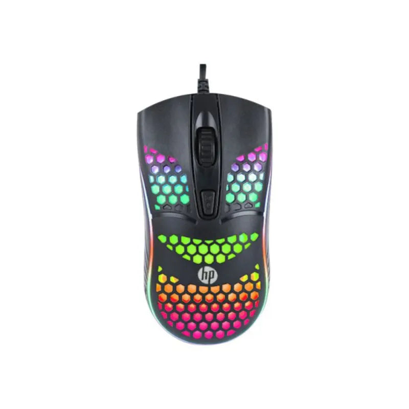 Lightweight S600 Honeycomb RGB Gaming Mouse USB Wired 1600 DPI