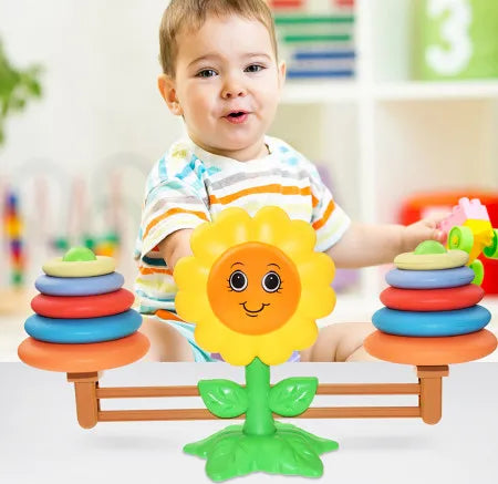 Sunflower Balance Math Montessori Educational Toy for Kids 3+