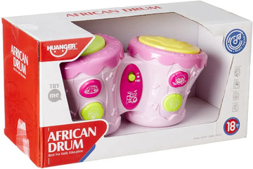 African Drum Kids Musical Instrument Battery-Operated Fun Toy