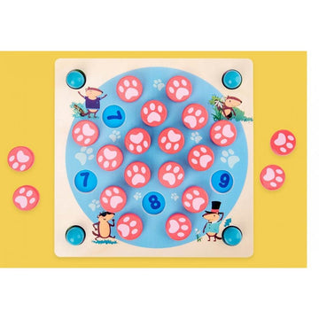 Wooden Memory Toy 4 In 1 Multifunctional Chess Logical Thinking and Memory Training Family Game - Al-Raheem Imports