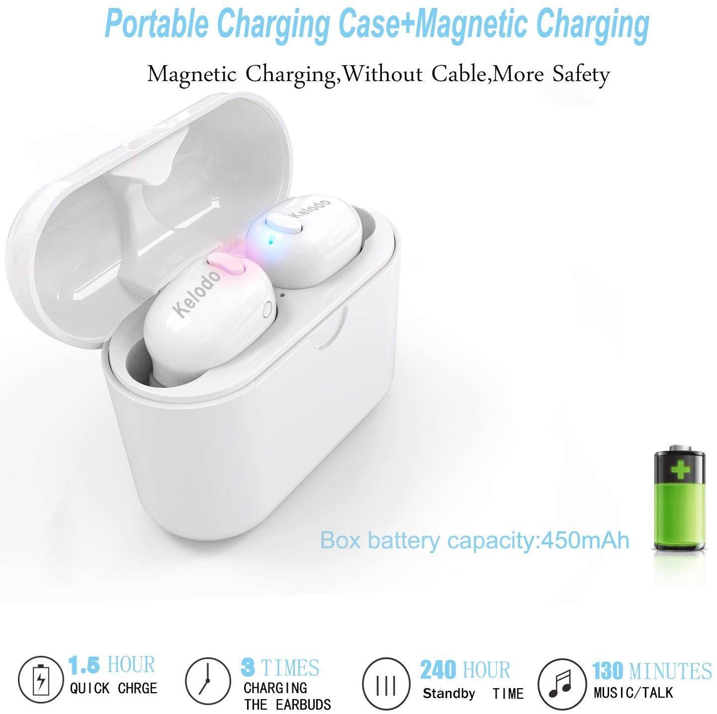 Kelodo S9 Bluetooth 5.0 TWS Wireless Earbuds with HiFi Stereo and Noise Reduction - Al-Raheem Imports