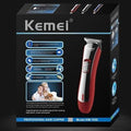 Kemei KM-7055 Rechargeable Hair Clipper and Trimmer for Men with Adjustable Blades - Al-Raheem Imports