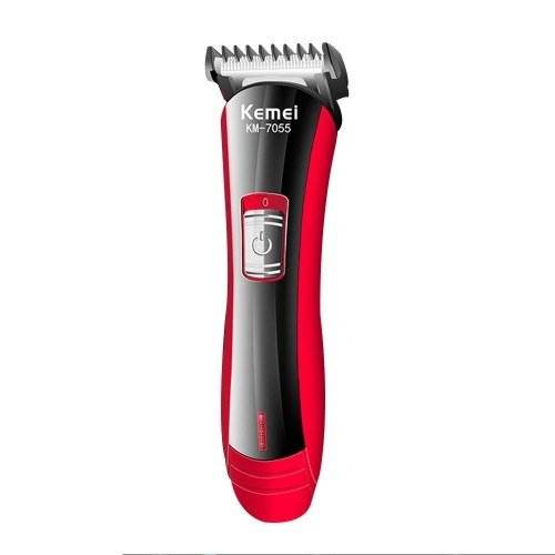 Kemei KM-7055 Rechargeable Hair Clipper and Trimmer for Men with Adjustable Blades - Al-Raheem Imports