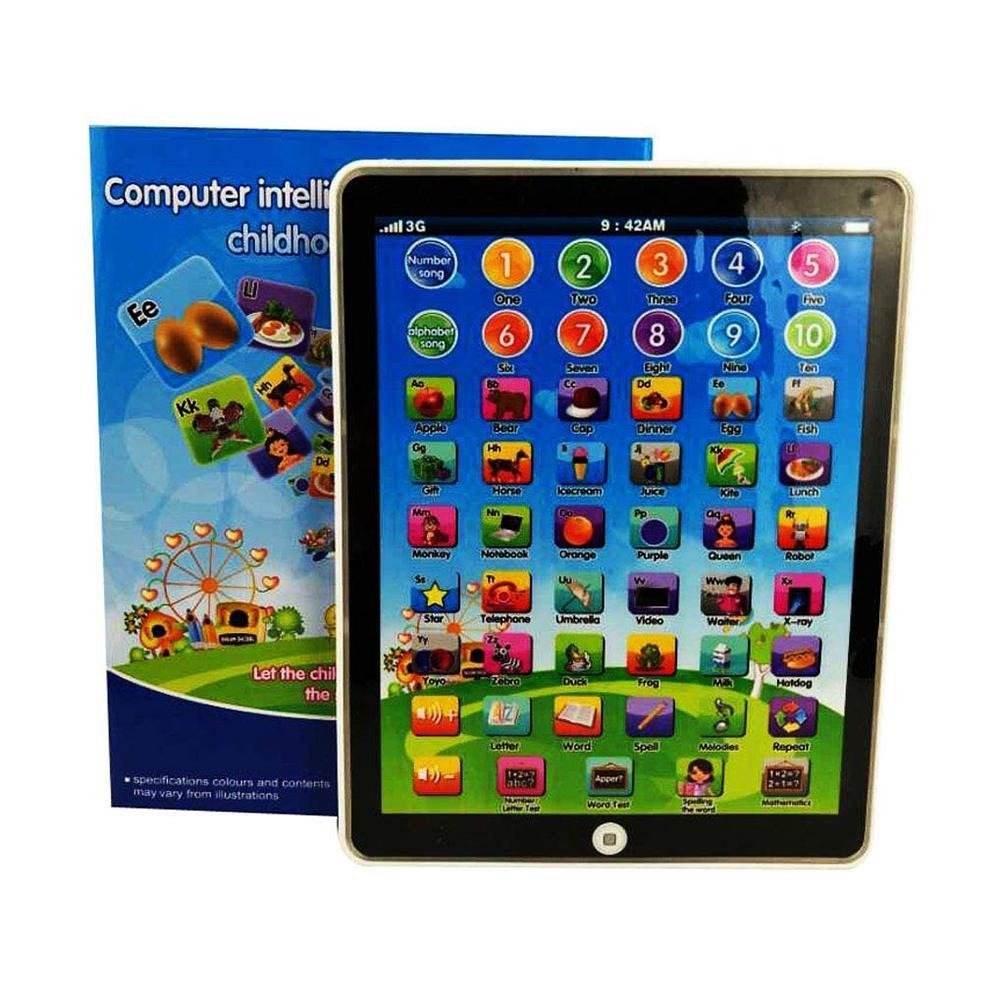 Kids Mini iPad Educational Learning Tablet Toy Music Letters Numbers 3+ Years - Al-Raheem Imports