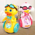 Kids Universal Spray Music and Light Electric Sunglasses Duckling Robot Toy - Al-Raheem Imports