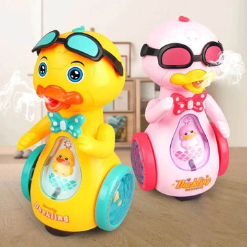 Kids Universal Spray Music and Light Electric Sunglasses Duckling Robot Toy - Al-Raheem Imports