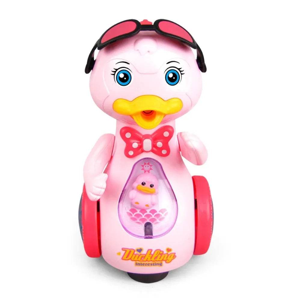 Kids Universal Spray Music and Light Electric Sunglasses Duckling Robot Toy - Al-Raheem Imports