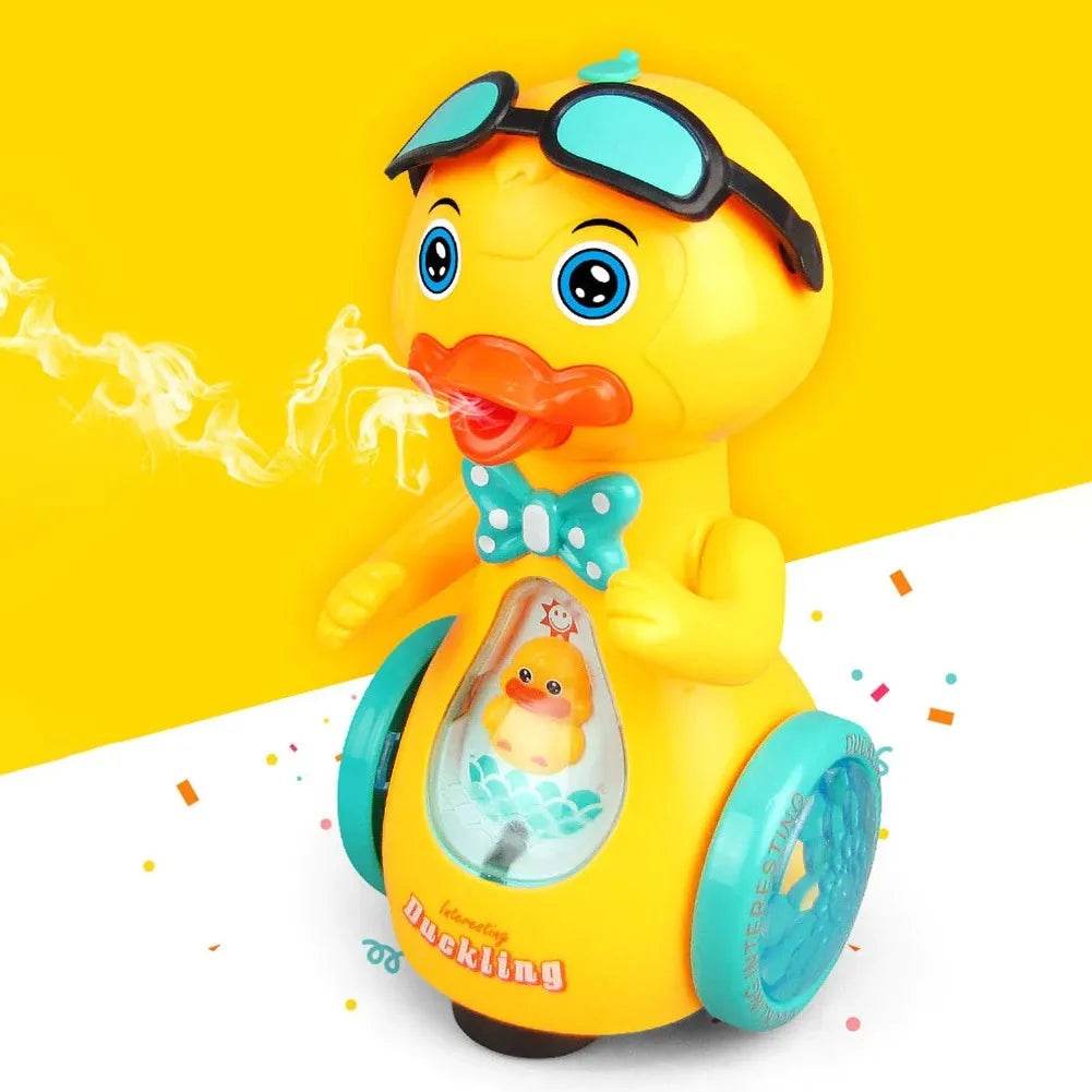 Kids Universal Spray Music and Light Electric Sunglasses Duckling Robot Toy - Al-Raheem Imports