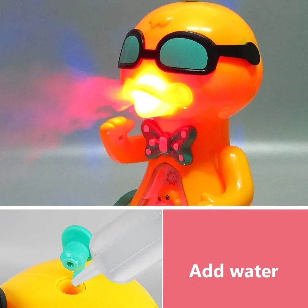 Kids Universal Spray Music and Light Electric Sunglasses Duckling Robot Toy - Al-Raheem Imports