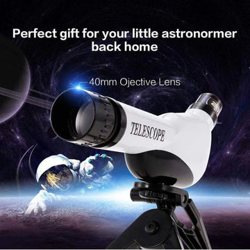 C2118 Refined Astronomical Refractor Telescope with Tripod for Kids Educational Science Learning Toy 20X 30X 40X Magnifications