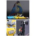 LEPIN 20074 Racing Yacht Building Blocks Set 370 Pcs Technic Series Kids 6+ - Al-Raheem Imports