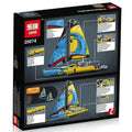 LEPIN 20074 Racing Yacht Building Blocks Set 370 Pcs Technic Series Kids 6+ - Al-Raheem Imports