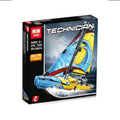 LEPIN 20074 Racing Yacht Building Blocks Set 370 Pcs Technic Series Kids 6+ - Al-Raheem Imports