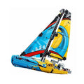 LEPIN 20074 Racing Yacht Building Blocks Set 370 Pcs Technic Series Kids 6+ - Al-Raheem Imports