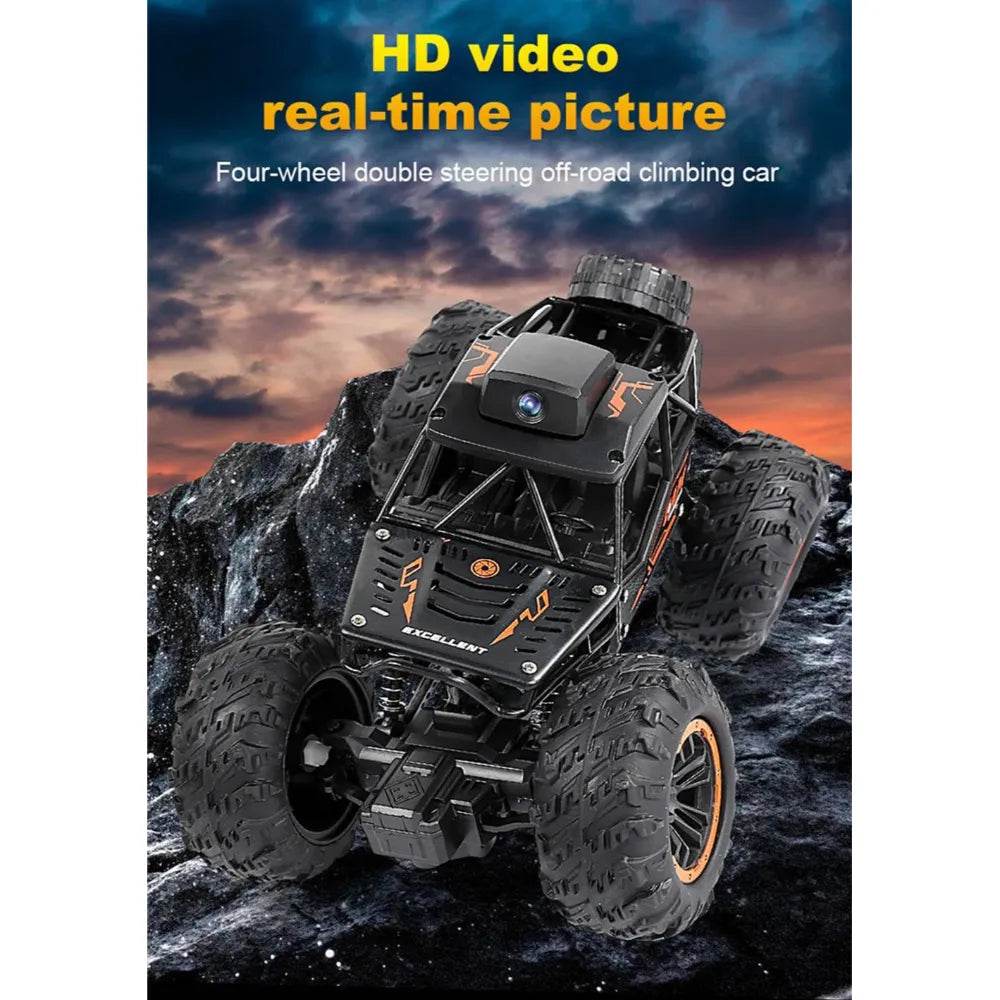 WIFI Control RC Car 1:18 2.4Ghz 2WD Alloy Radio Control FPV Off-Road Vehicle RTR Model Toy - Al-Raheem Imports