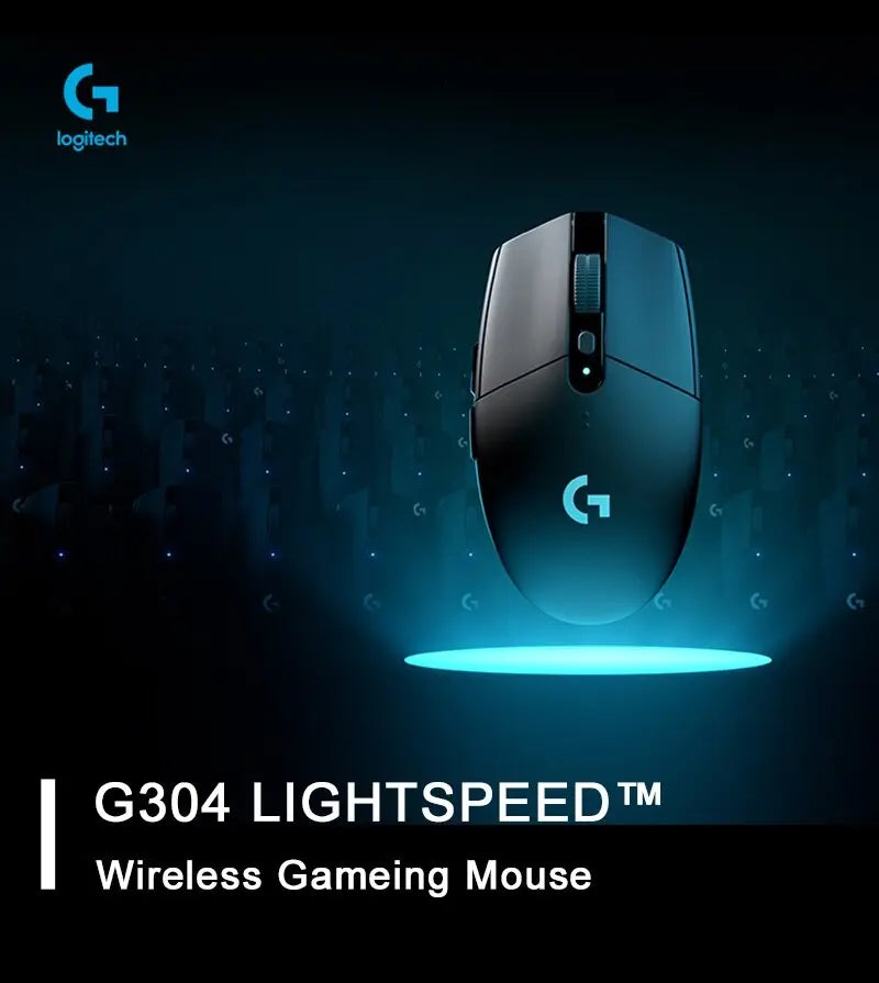 Logitech Lightspeed G304 Wireless Gaming Mouse Hero Sensor 12000DPI with Ultra-Long Battery Life and 1ms Report Rate