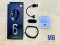 M6 Smart Band Fitness Watch Tracker Heart Rate Blood Pressure Android iOS - Al-Raheem Imports