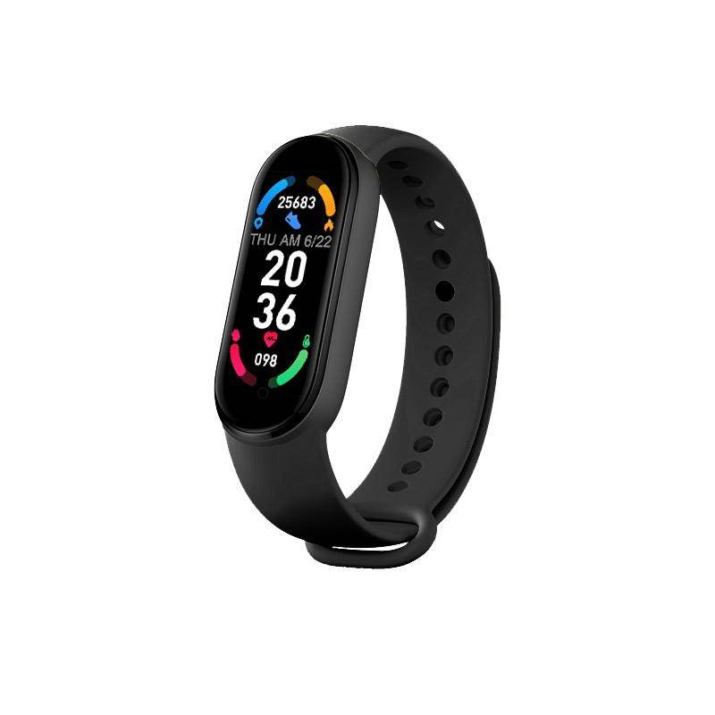 M6 Smart Band Fitness Watch Tracker Heart Rate Blood Pressure Android iOS - Al-Raheem Imports