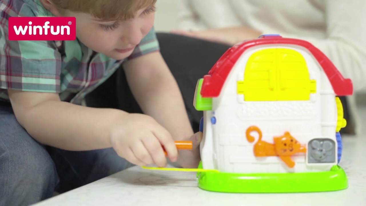 Sort and Learn Activity House Game Toy for Kids Shape Sorting & Musical Early Learning Toy - Al-Raheem Imports