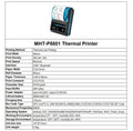 MHT-P5801 48mm Mini Portable Bluetooth Thermal Receipt Printer - Al-Raheem Imports