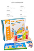 Wooden Building Blocks Toy Prince Save The Princess Interactive Game For Kids 3D Blocks - Al-Raheem Imports