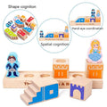 Wooden Building Blocks Toy Prince Save The Princess Interactive Game For Kids 3D Blocks - Al-Raheem Imports