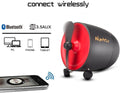 Mooyee Bluetooth Portable Speaker Aero Wireless Stereo Sound Mini Fan Design - Al-Raheem Imports
