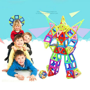 20PCS Magnetic Designer Building Blocks 3D DIY Educational Toy Set for Kids