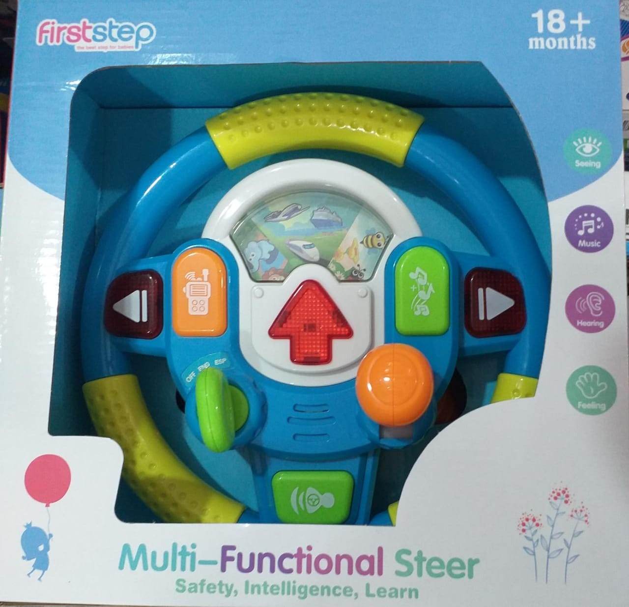 Multi-Functional Steer Toy For Kids With Music Lights - Al-Raheem Imports